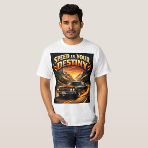 Camiseta Carreras de Autos Clásicos a Través de las Montaña