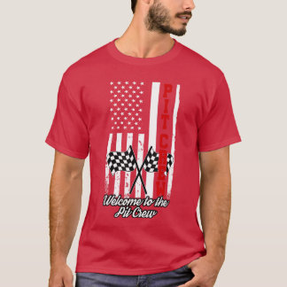 Camiseta Carreras de Bandera Americana Race USA