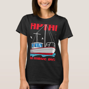 Camiseta Carreras de barco deportivo capitán barco