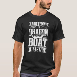Camiseta Carreras de barcos chinos con dragón y racismo en 