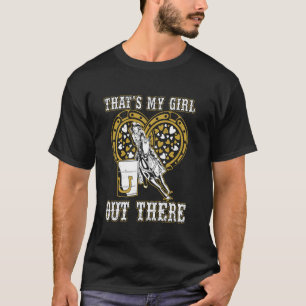 Camiseta Carreras De Barrel Papá Que Es Mi Chica Para Rod