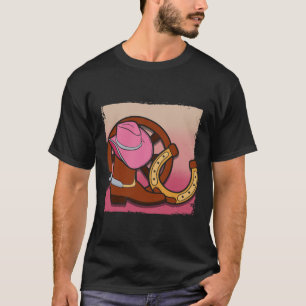 Camiseta Carreras de barril de gallina rodeo Roping Ridin