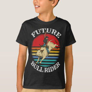 Camiseta Carreras de barril de vaca de Rodeo