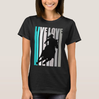 Camiseta Carreras de barril Fierce Cowgirl Gorra Tema occid