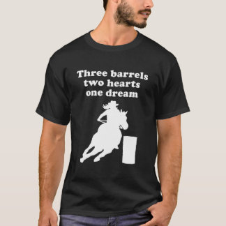 Camiseta Carreras De Barril Para Chicas Adolescentes, Mujer