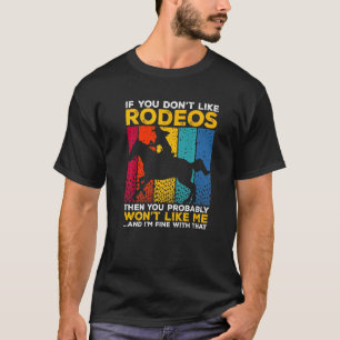 Camiseta Carreras de barril Si no le gustan los Rodeos 1