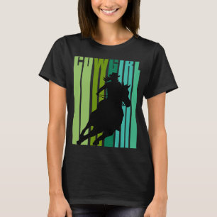 Camiseta Carreras de barril Vaquera Mujer Nacimiento Granja