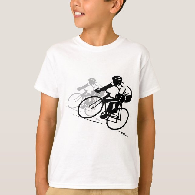 Camiseta Carreras de bicicleta (Anverso)
