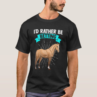 Camiseta Carreras de caballo apostando caballos papá