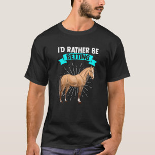 Camiseta Carreras de caballo apostando caballos papá