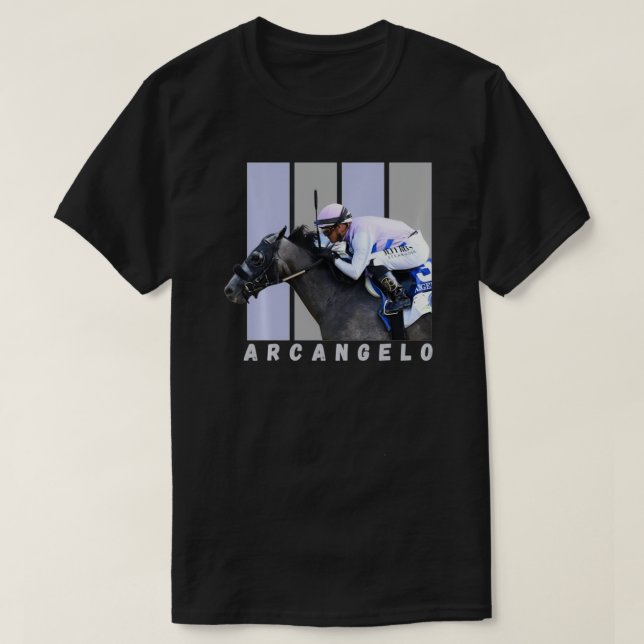 Camiseta Carreras de Caballo Arcangelo Santa Del Mar (Diseño del anverso)