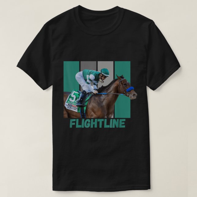 Camiseta Carreras De Caballo De Flight Thoroughbred Del Mar (Diseño del anverso)