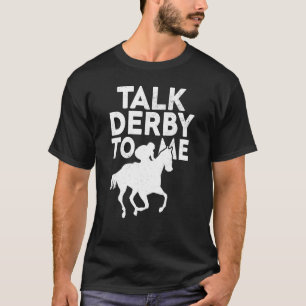 Camiseta Carreras De Caballo Derby Dueño De Raza Habla Derb