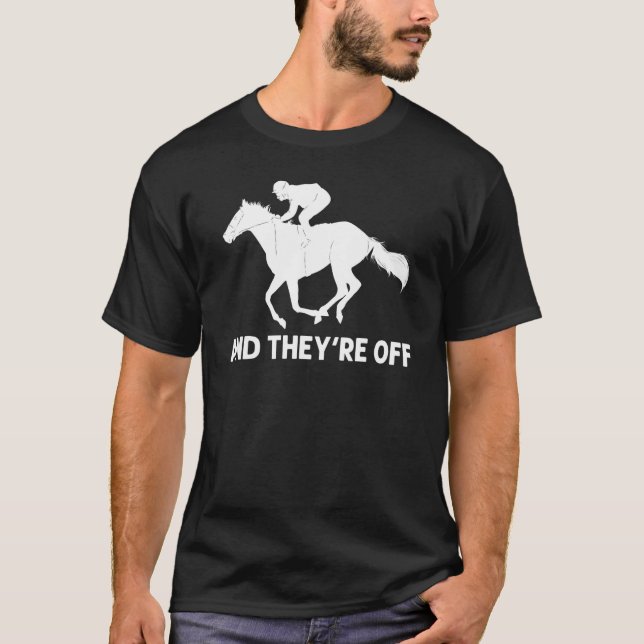 Camiseta Carreras De Caballo Guay Para Hombres Mujeres Caba (Anverso)