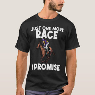 Camiseta Carreras De Caballo Para Hombres Hombres Hombres H