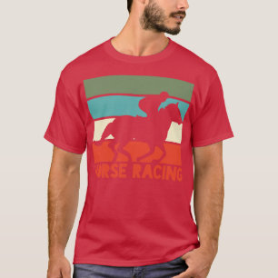Camiseta Carreras de caballo Racer de caballo Retro