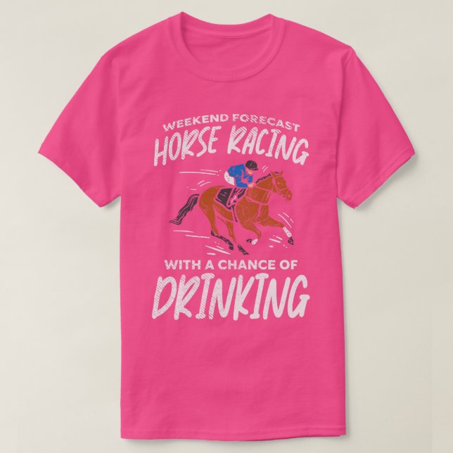 Camiseta Carreras de caballo toma 1 (Diseño del anverso)