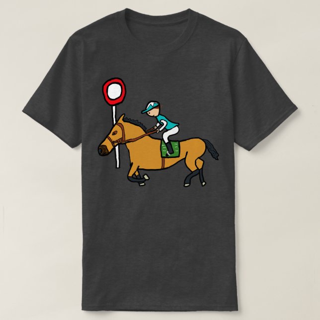 Camiseta Carreras de caballos (Diseño del anverso)