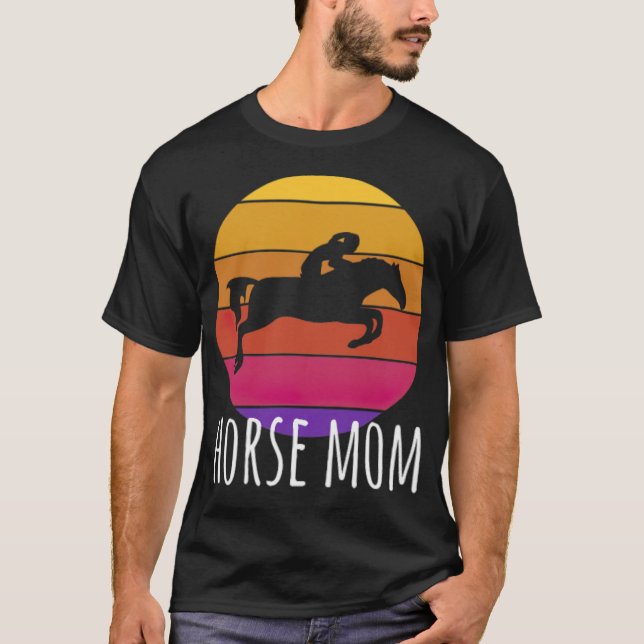 Camiseta Carreras de caballos de la madre del caballo regal (Anverso)