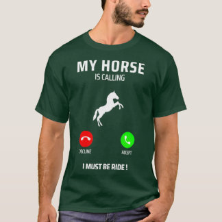 Camiseta carreras de caballos divertidos citas de caballos
