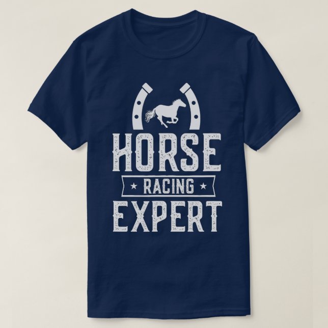 Camiseta Carreras de caballos Experto en caballos Race Gall (Diseño del anverso)