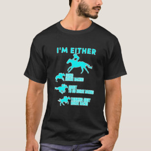 Camiseta Carreras De Caballos Todo El Día Caballos Race Tra