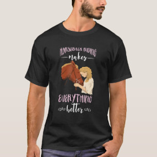 Camiseta Carreras de caballos Todo Mejor Caballo R