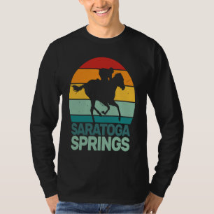 Camiseta Carreras de caballos Toga Saratoga Springs Nueva Y