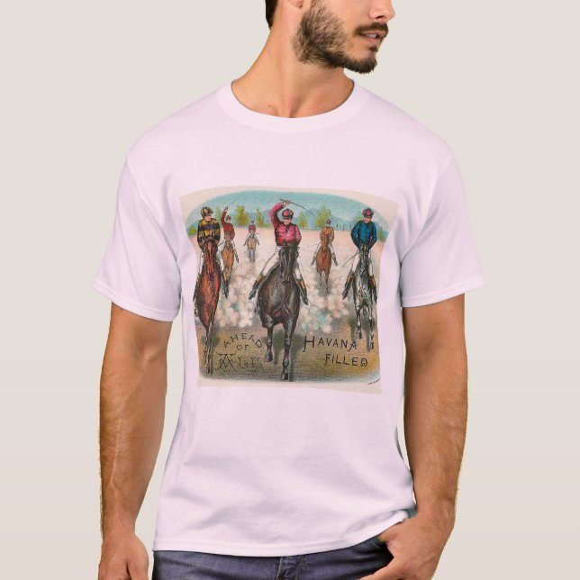 Camiseta Carreras De Caballos Vintage Antes De Todo (Anverso)
