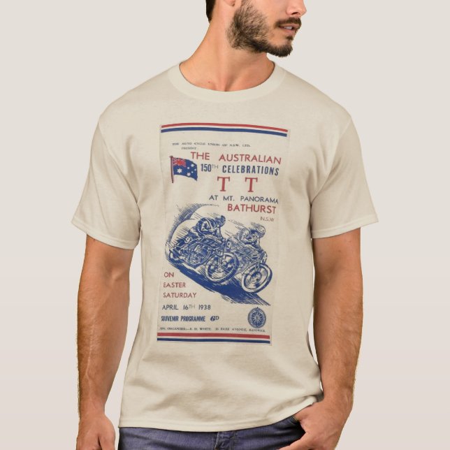 Camiseta Carreras de ciclismo de Mount Panorama 1938 (Anverso)