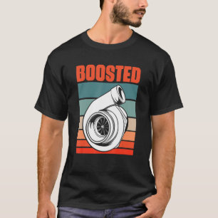 Camiseta Carreras de coche con motor Turbo Car Boosted