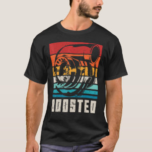 Camiseta Carreras de coche con motor Turbo Car Boosted