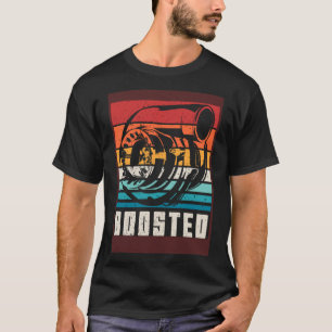 Camiseta Carreras de coche con motor Turbo Car Boosted