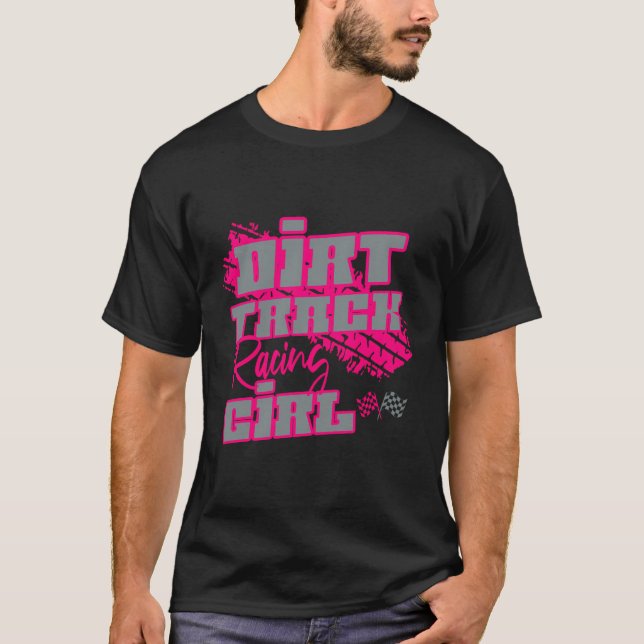Camiseta Carreras de coche de Carreras de pista sucia Chica (Anverso)