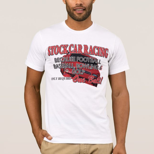 Camiseta Carreras de coches de bolsa (Anverso)