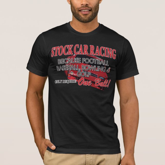 Camiseta Carreras de coches de bolsa (Anverso)