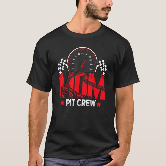 Camiseta Carreras de coches de carreras de cristales de mam (Anverso)