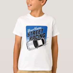 Camiseta Carreras de coches personalizados de carreras en l