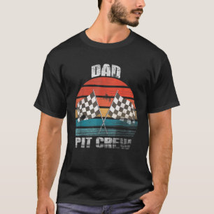 Camiseta Carreras de cosecha de autos con bandera de cosech