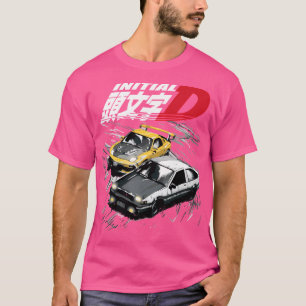Camiseta Carreras de deriva de montaña Inicial D Tandems Ae