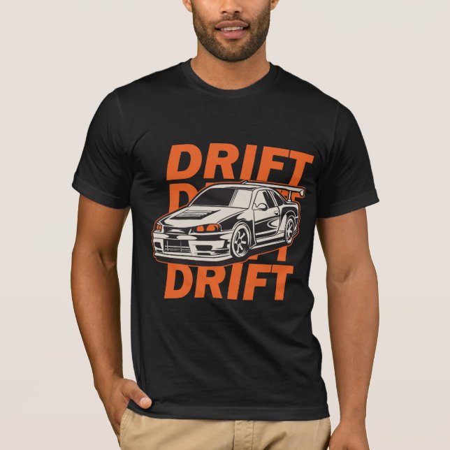 Camiseta Carreras de Drift (Anverso)