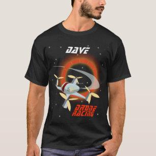 Camiseta Carreras de drones de estilo vintage