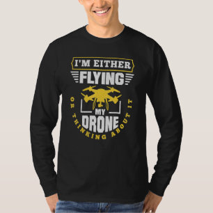 Camiseta Carreras De Drones Fpv Drone Quadcopter Drone Vola