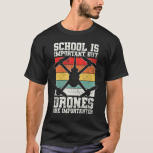 Camiseta Carreras de drones piloto de drones