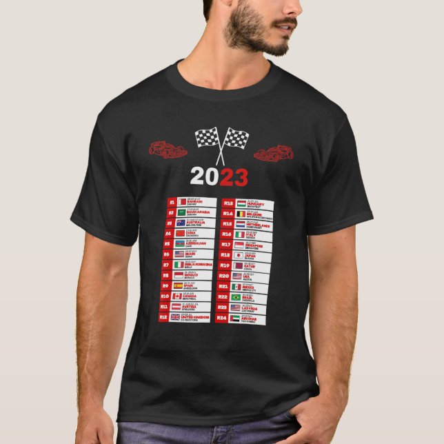 Camiseta Carreras de Fórmula - Abierto Wheel Race Car Fan 2 (Anverso)