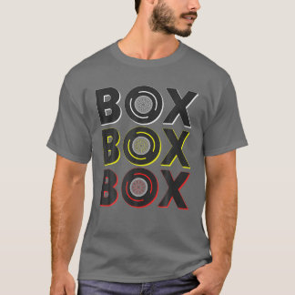 Camiseta Carreras de Fórmula Caja Caja Caja Caja Caja Caja