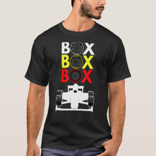 Camiseta Carreras de Fórmula Caja Caja Caja Caja Caja Caja 