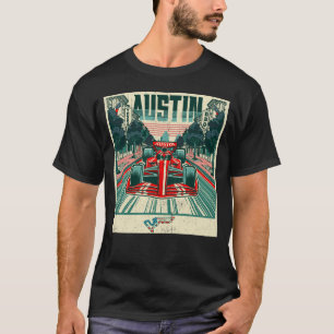 Camiseta Carreras de Fórmula de Austin Carreras Austin