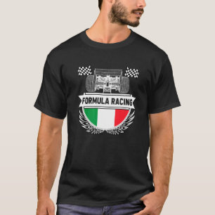 Camiseta Carreras de Fórmula de la Bandera de Italia de Emi