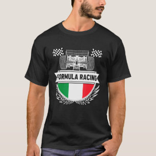 Camiseta Carreras de Fórmula de la Bandera de Italia de Emi